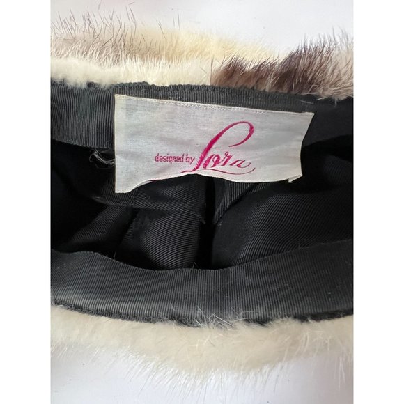 Vintage 60s Fur Hat Designed by Lora Made in USA main image 12